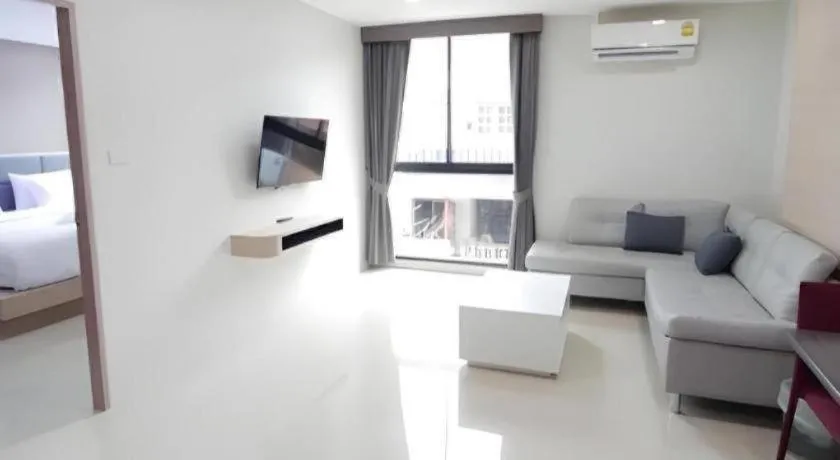 Bed in Sattahip 9 Boutique Hotel