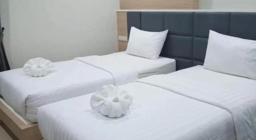 Bed in Sattahip 9 Boutique Hotel