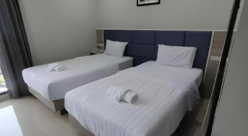 Bed in Sattahip 9 Boutique Hotel