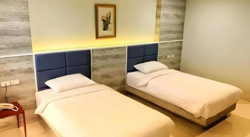 Bed in Sattahip 9 Boutique Hotel