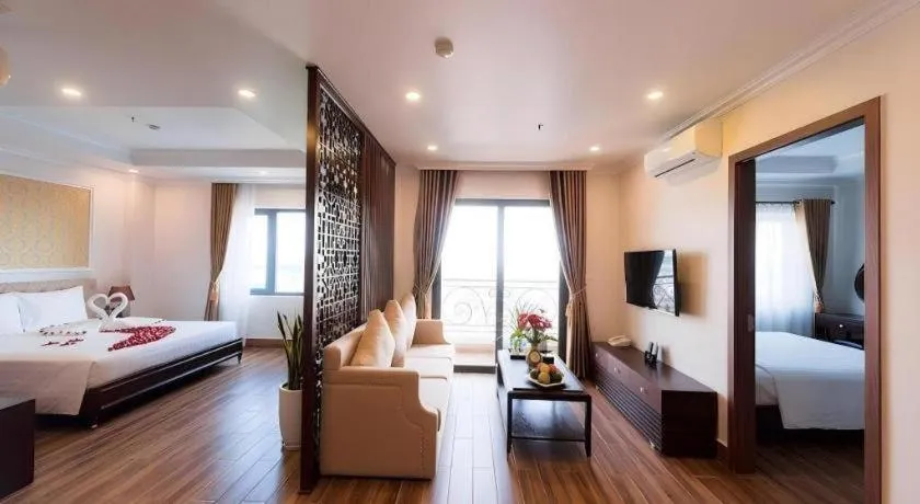 Bed in Kim Bao Hotel