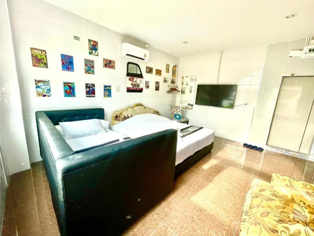 Bed in Oasis Hiso Hotel