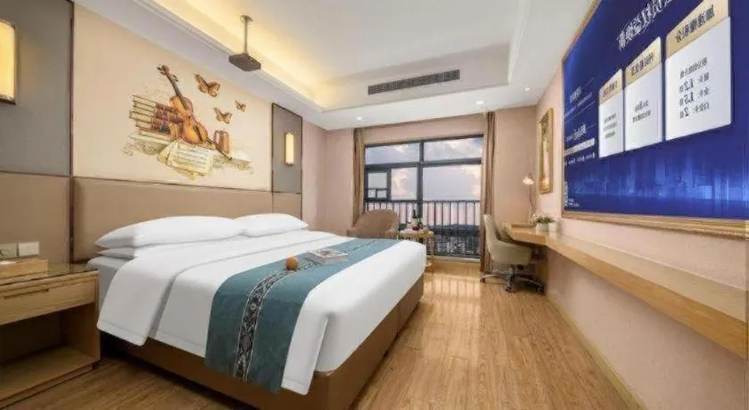 Bed in Vienna Hotel Nanning Xiangsi Lake University Town