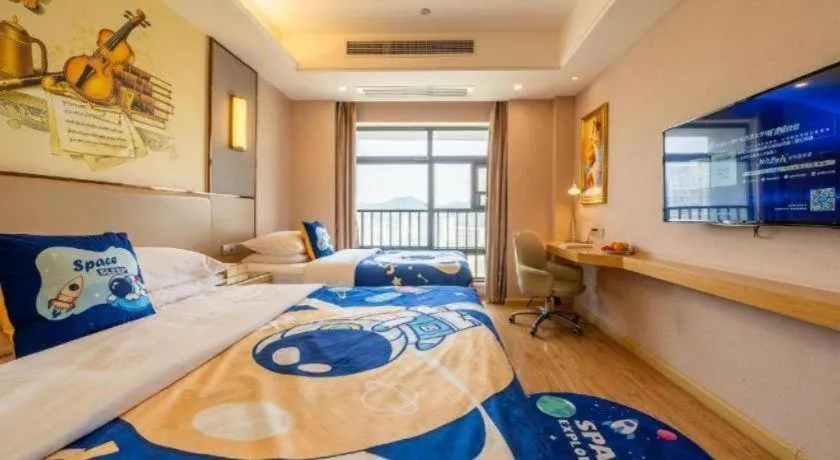 Bed in Vienna Hotel Nanning Xiangsi Lake University Town