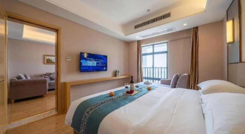 Bed in Vienna Hotel Nanning Xiangsi Lake University Town