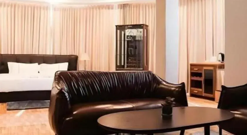 Bed in One Vientiane Hotel Bed in One Vientiane Hotel