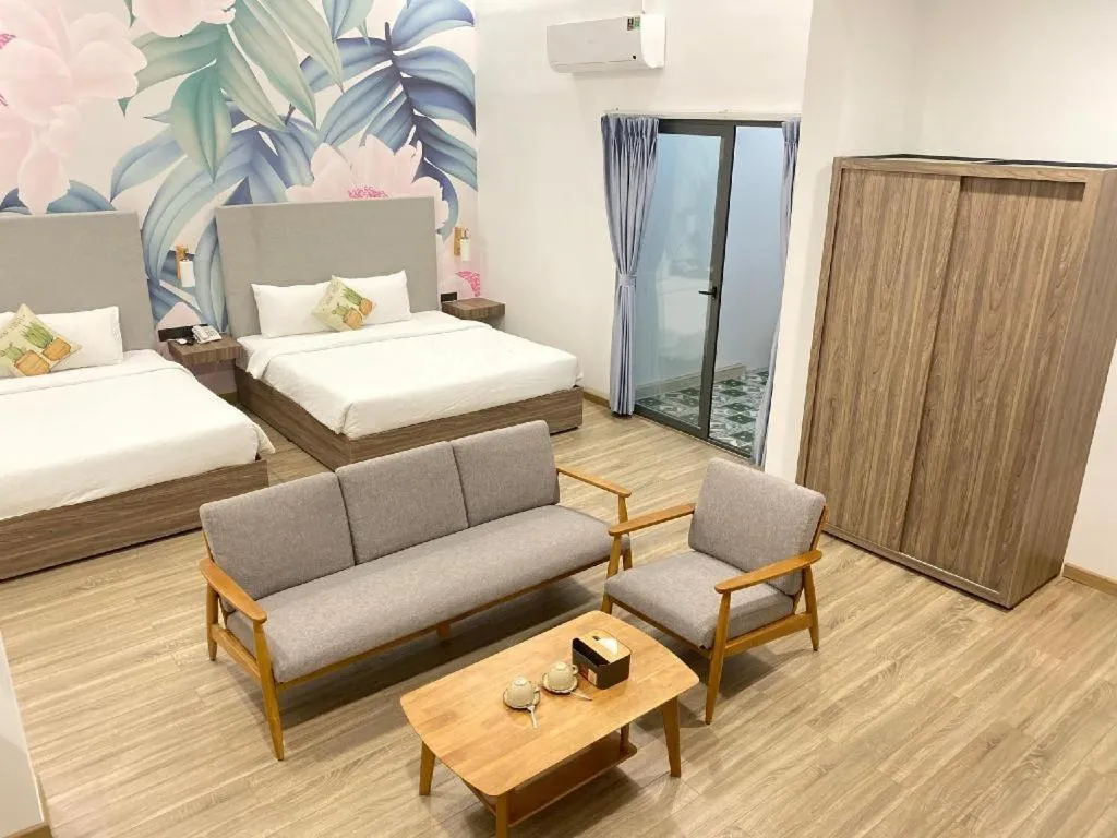 Bed in Green Oasis Hotel