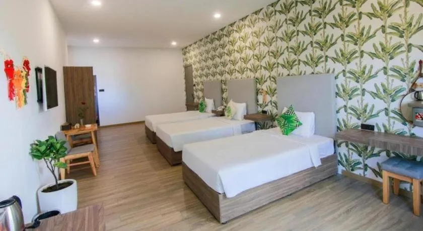 Bed in Green Oasis Hotel