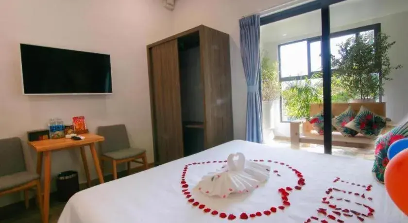 Bed in Green Oasis Hotel Bed in Green Oasis Hotel