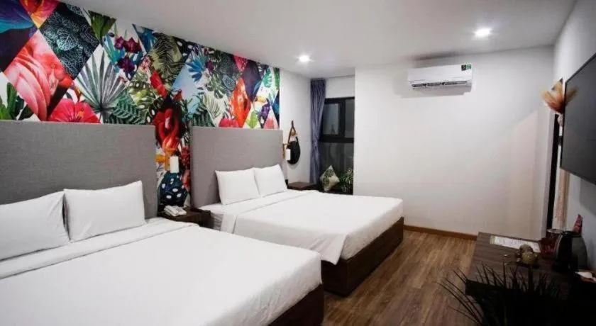 Bed in Green Oasis Hotel