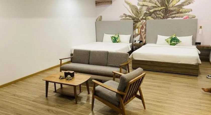 Bed in Green Oasis Hotel