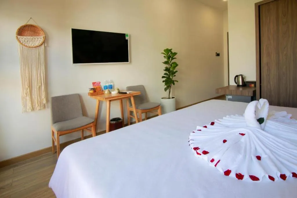 Bed in Green Oasis Hotel