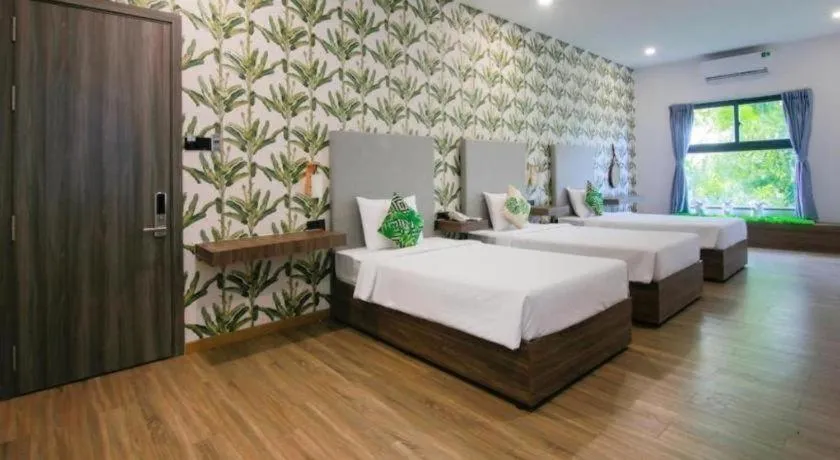 Bed in Green Oasis Hotel