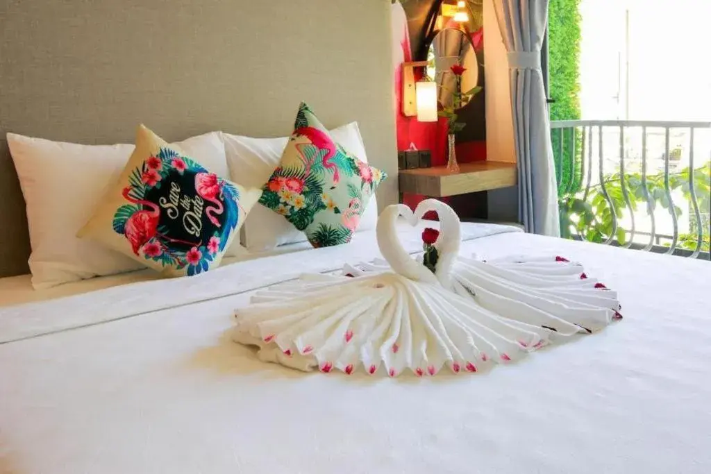 Bed in Green Oasis Hotel Bed in Green Oasis Hotel