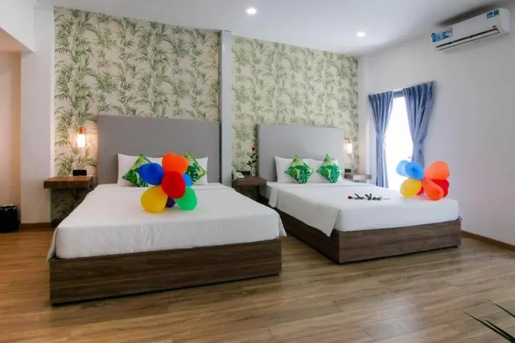 Bed in Green Oasis Hotel Bed in Green Oasis Hotel