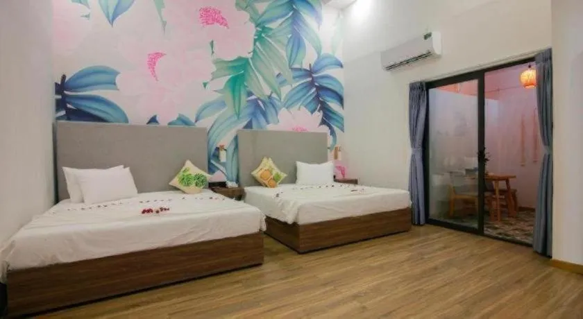 Bed in Green Oasis Hotel