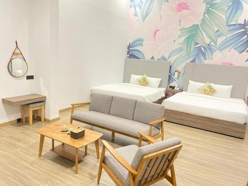 Bed in Green Oasis Hotel