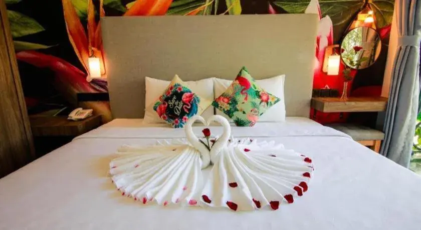 Bed in Green Oasis Hotel Bed in Green Oasis Hotel