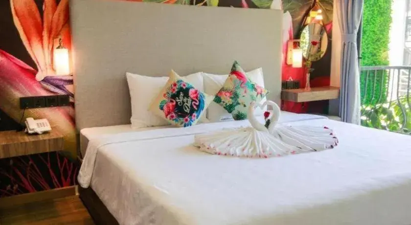 Bed in Green Oasis Hotel Bed in Green Oasis Hotel