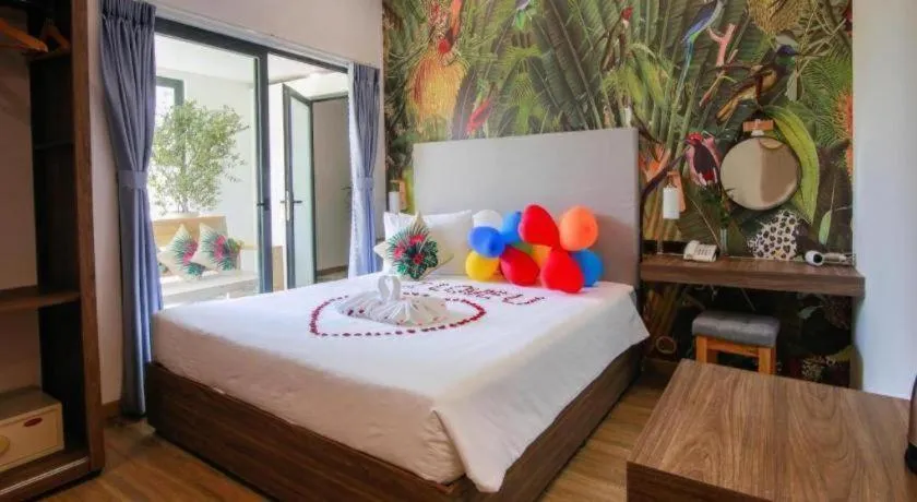 Bed in Green Oasis Hotel