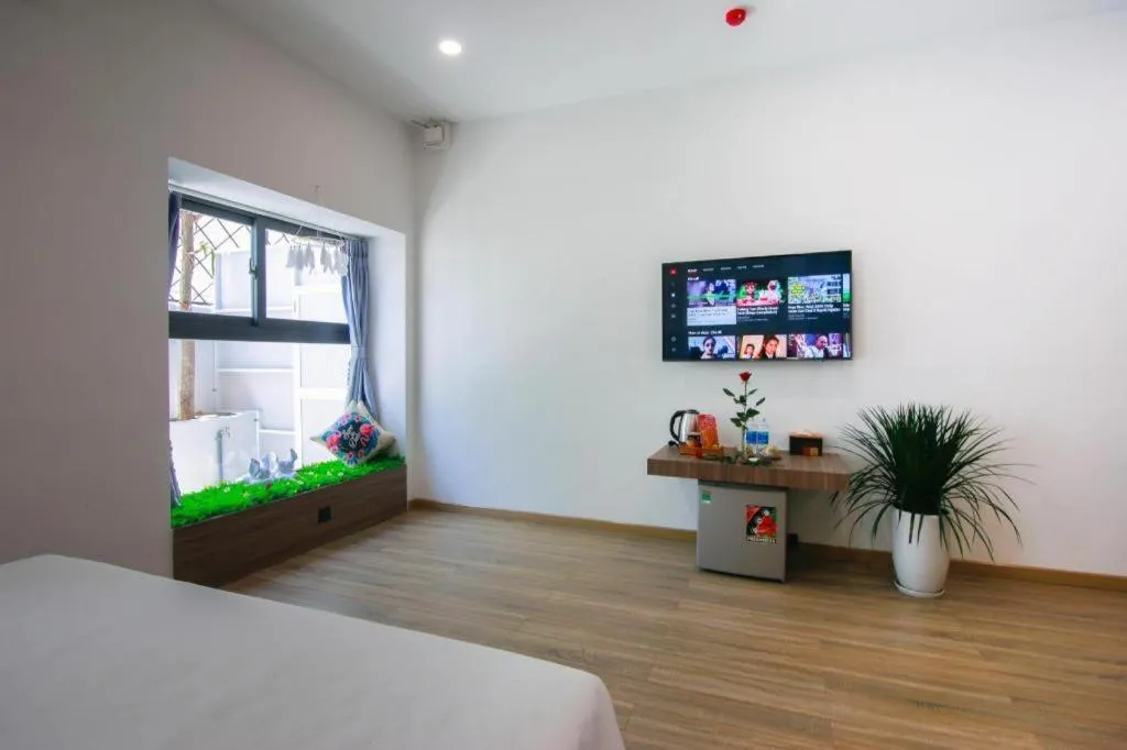 Bed in Green Oasis Hotel