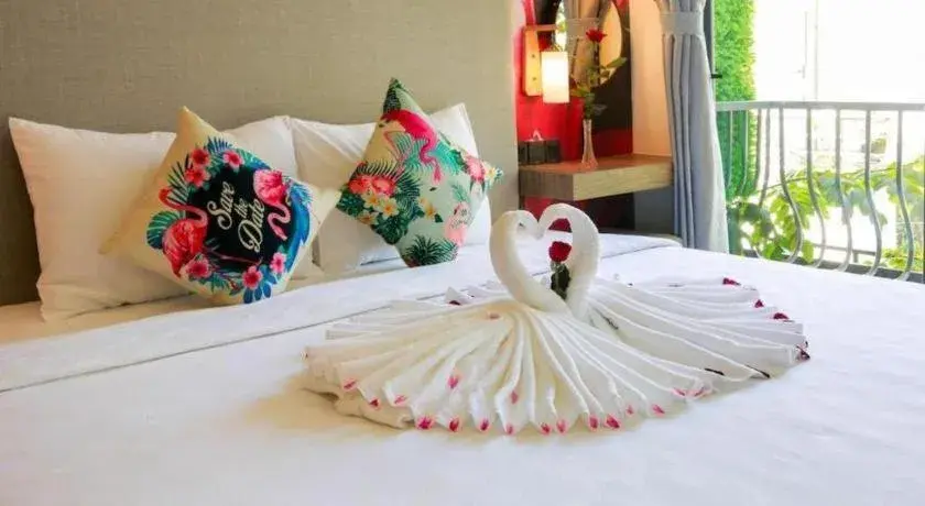 Bed in Green Oasis Hotel Bed in Green Oasis Hotel