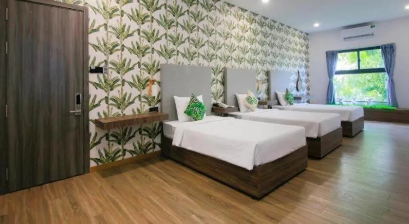 Bed in Green Oasis Hotel