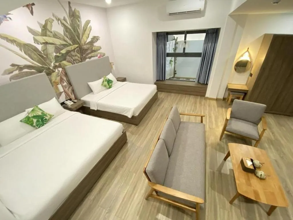 Bed in Green Oasis Hotel