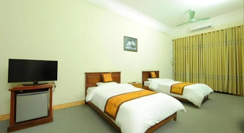 Bed in Khan Quang Do Hotel