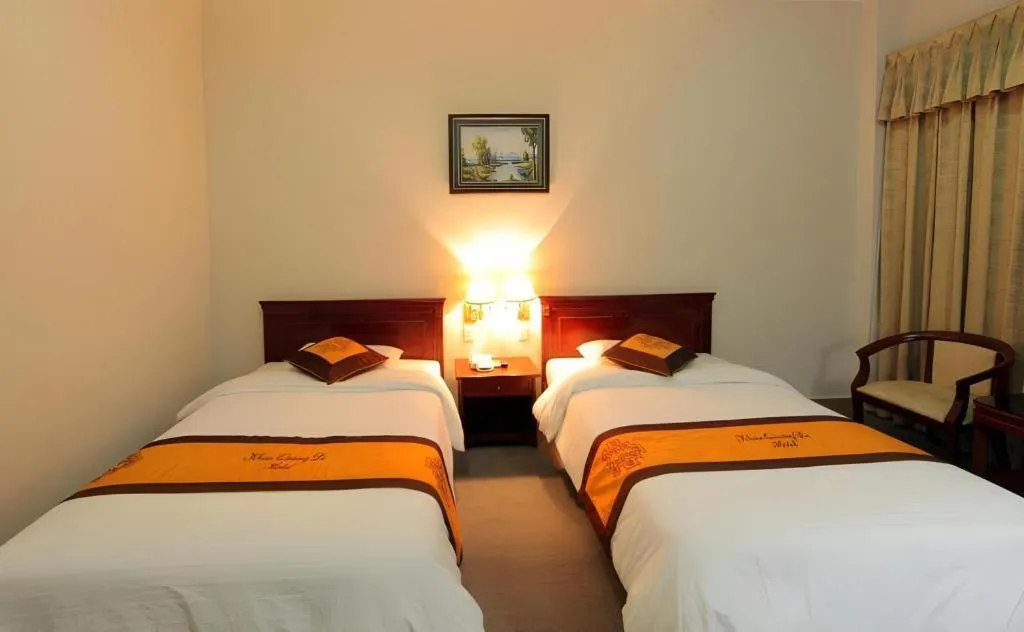 Bed in Khan Quang Do Hotel