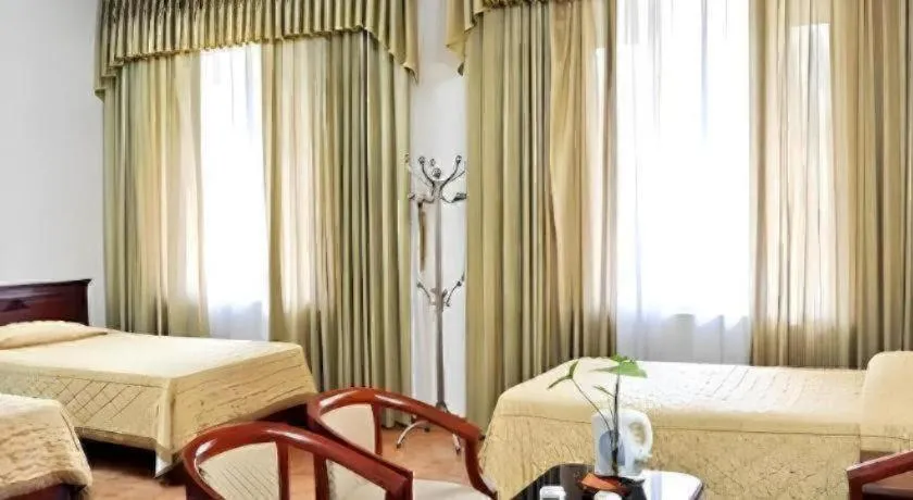 Bed in Khan Quang Do Hotel