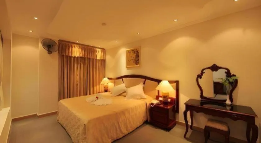 Bed in Khan Quang Do Hotel