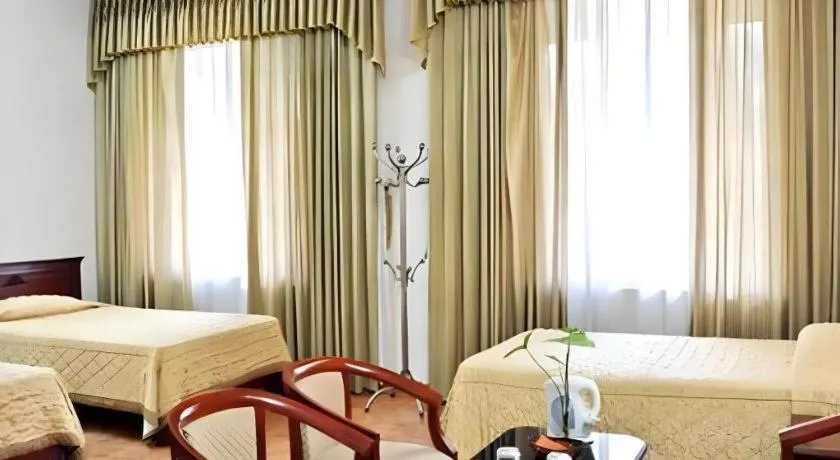 Bed in Khan Quang Do Hotel