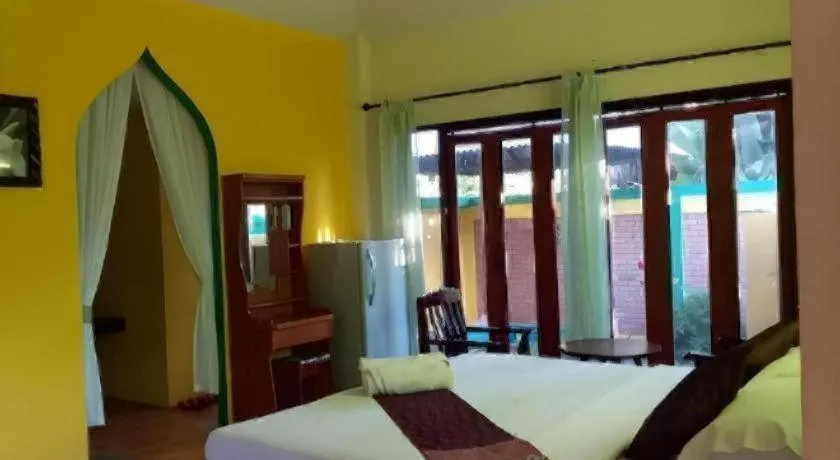 Bed in Aroma Pai Spa Hotel