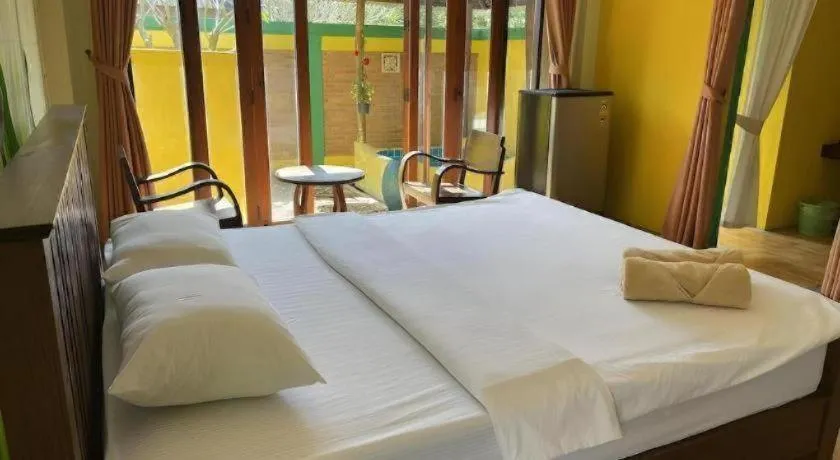 Bed in Aroma Pai Spa Hotel