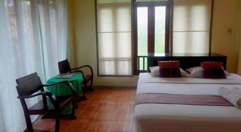 Bed in Aroma Pai Spa Hotel