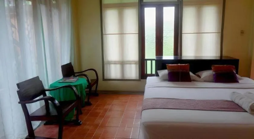 Bed in Aroma Pai Spa Hotel