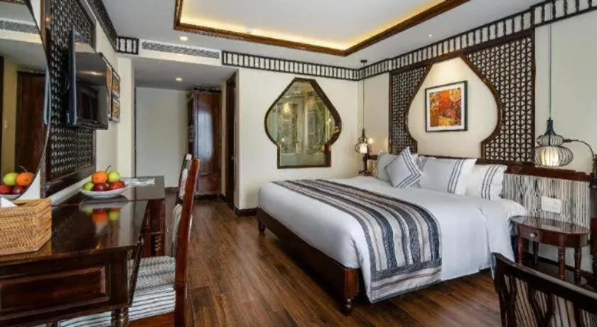 Bed in Le Pavillon Hoi An Paradise Hotel & Spa