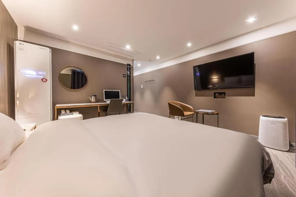 Bed in Cheongju Maryjane Hotel