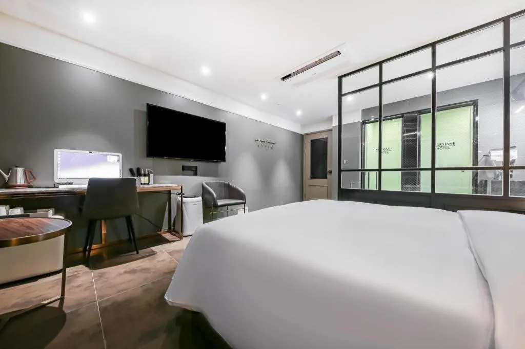 Bed in Cheongju Maryjane Hotel