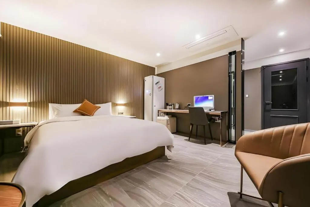 Bed in Cheongju Maryjane Hotel