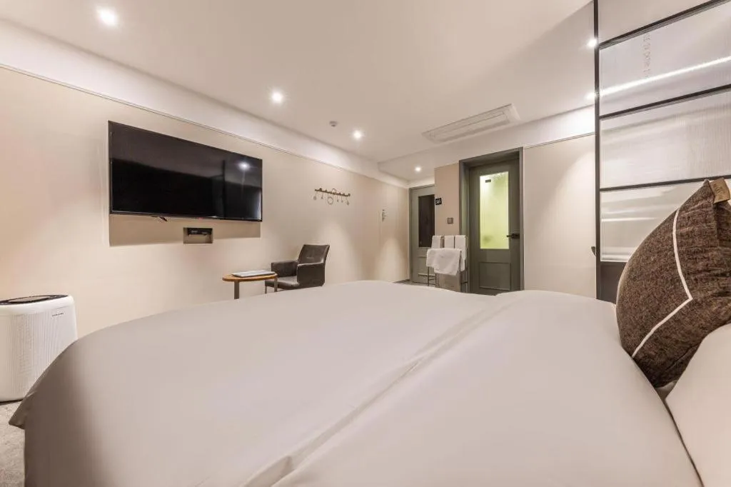 Bed in Cheongju Maryjane Hotel