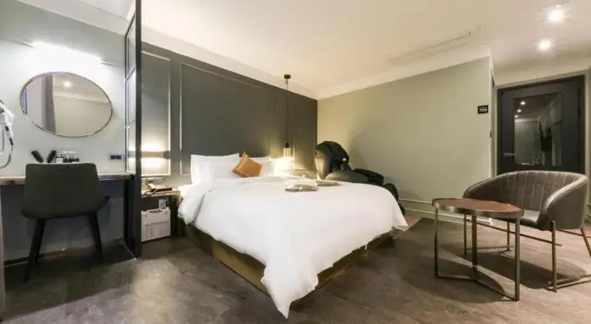 Bed in Cheongju Maryjane Hotel Bed in Cheongju Maryjane Hotel