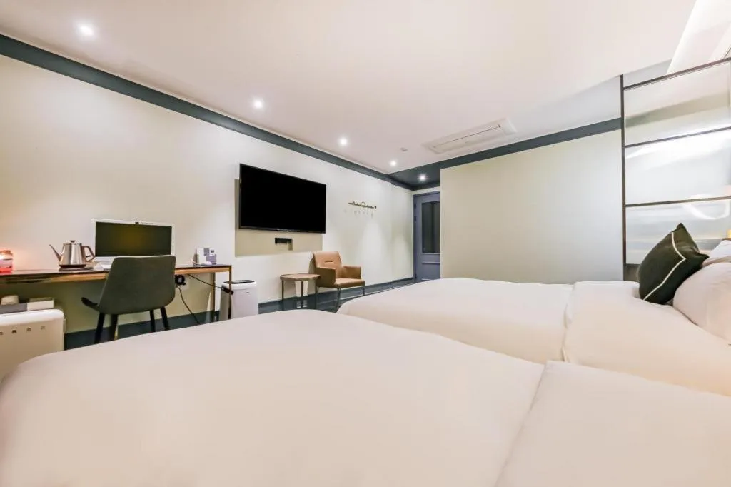 Bed in Cheongju Maryjane Hotel