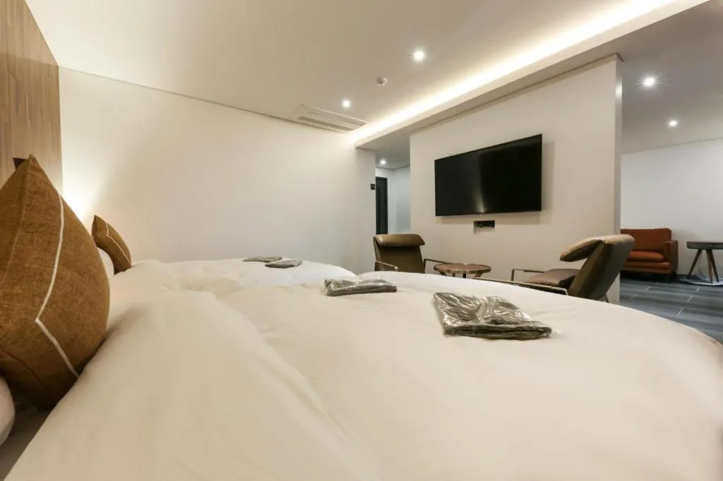 Bed in Cheongju Maryjane Hotel