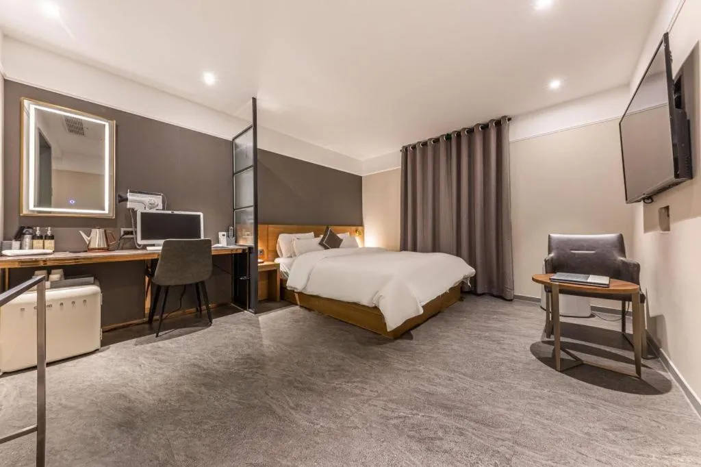 Bed in Cheongju Maryjane Hotel