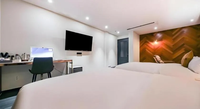 Bed in Cheongju Maryjane Hotel