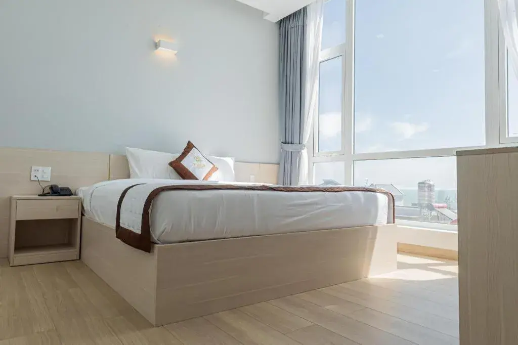 Bed in Yurii Hotel Bed in Yurii Hotel