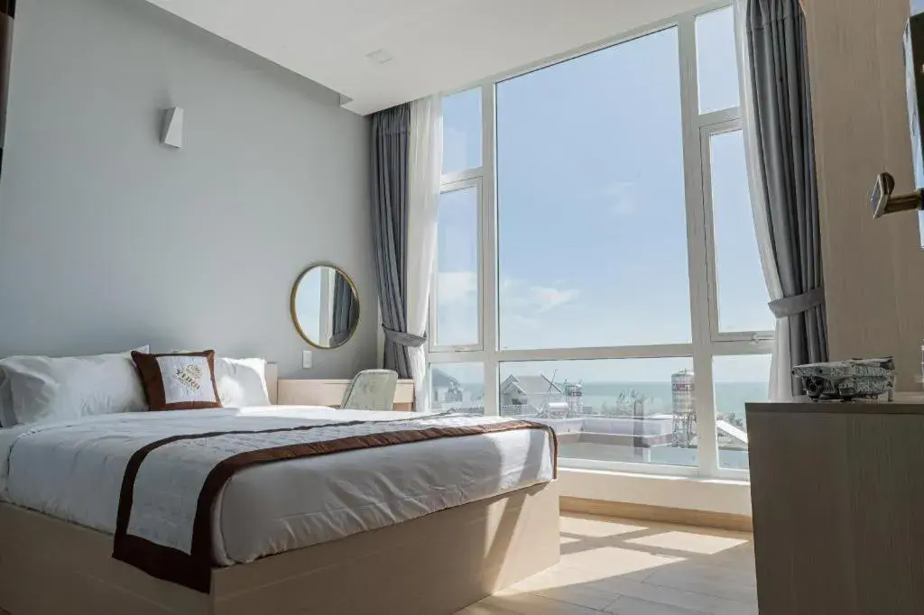 Bed in Yurii Hotel Bed in Yurii Hotel