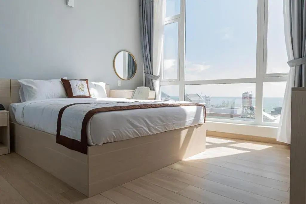 Bed in Yurii Hotel Bed in Yurii Hotel